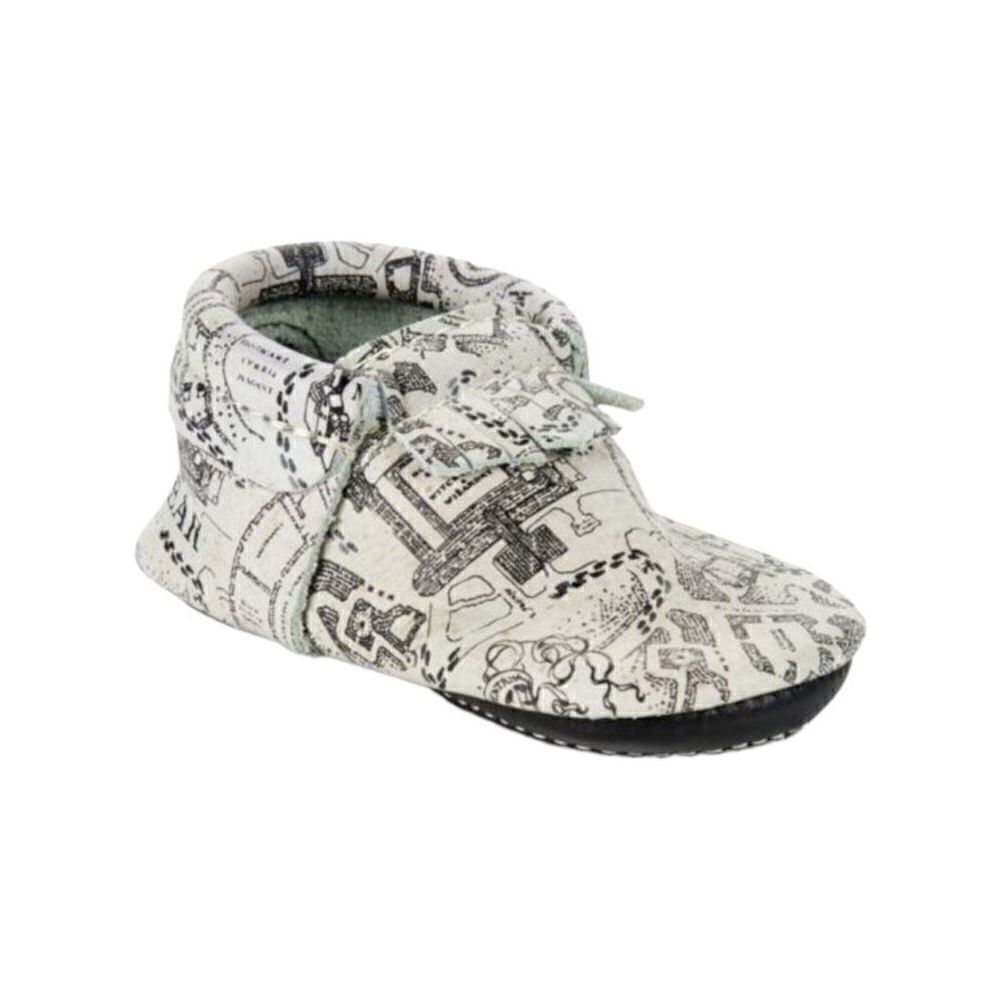 Baby Gift Freshly Picked Harry Potter Marauder's Map Moccasins 5 NEW